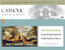 Tablet Screenshot of catholicquadcities.org